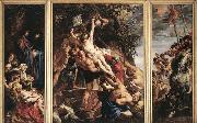 RUBENS, Pieter Pauwel Raising of the Cross oil painting artist